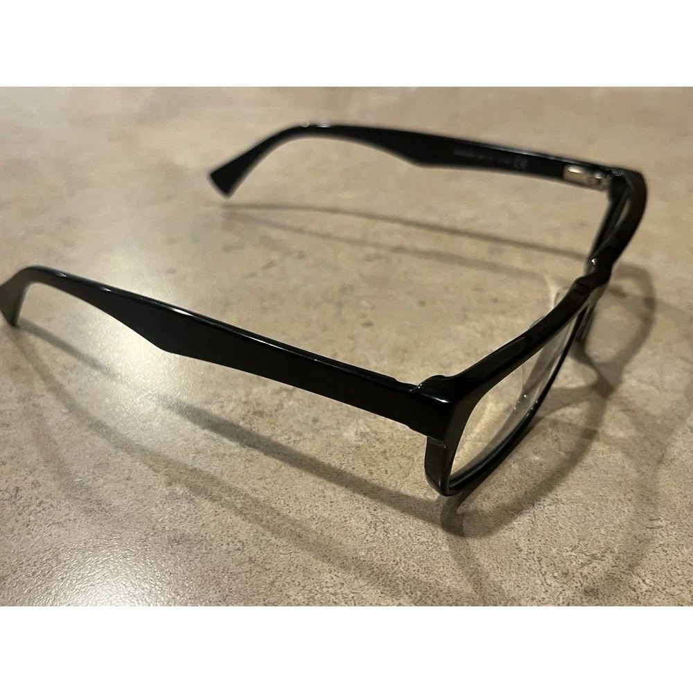 Maui Jim Eyeglasses Frames MJO2204-02 Black Rectangular Full Rim 53-17-143